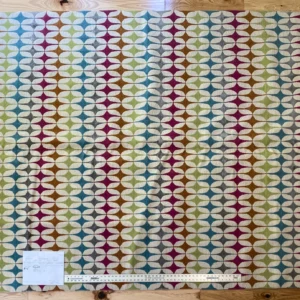 IMG_5105 Stark DELPHOS BROWN Modern Wool Silk Hand Knotted Colorful Egg Green Pink Blue Cream 6x9' MSRP USD 12,000