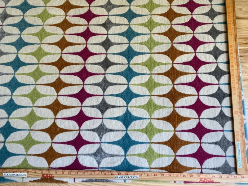 IMG_5106 Stark DELPHOS BROWN Modern Wool Silk Hand Knotted Colorful Egg Green Pink Blue Cream 6x9' MSRP USD 12,000