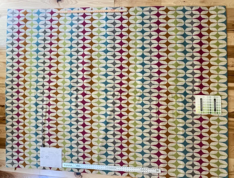 IMG_5114 Stark DELPHOS BROWN Modern Wool Silk Hand Knotted Colorful Egg Green Pink Blue Cream 6x9' MSRP USD 12,000