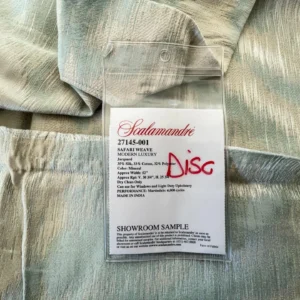 21 Berkbox52 1.2 yard Scalamandre Safari Weave Mineral Green Gray Jacquard