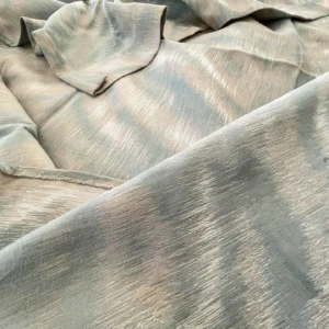 21 Berkbox52 1.2 yard Scalamandre Safari Weave Mineral Green Gray Jacquard