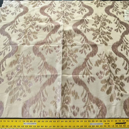 IMG_5246 Scalamandre Visby Beige Silver Gold Old World Weavers 100% Silk Lampas - 1 Yard 2 Inches Berkbox65