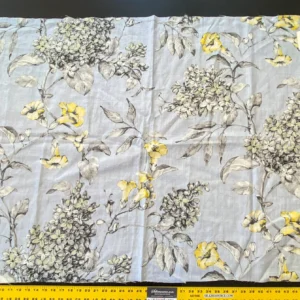 IMG_5301 0.77Yard Scalamandre Broche Lyon II Creme Silk Floral Cream Beige MSRP USD 1087/y