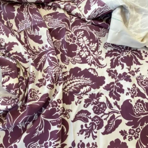 IMG_5319 15 Berkbox56 2.4 yard Scalamandre Red White Large pattern Botanical