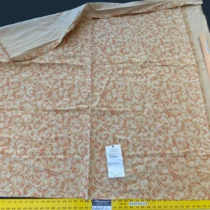 IMG_5333 19 Berkbox56 1.4 yard Scalamandre SM. KIDDERMINSTER-CL TERRACOTTA Yellow Beige