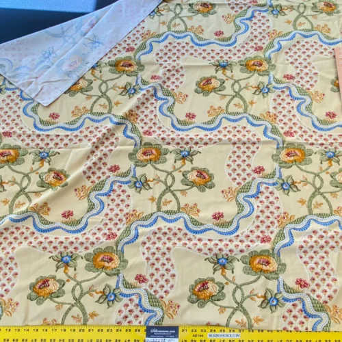 22 Berkbox56 1.3 yard Scalamandre Print Floral Yellow