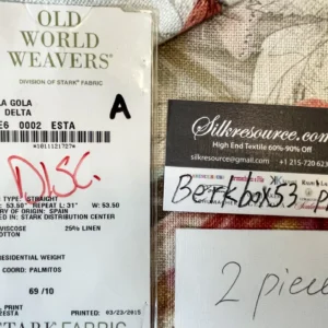 IMG_5368 Scalamandre La Gola Delta Wild Water Bird Flamingo Florida Marsh Linen print- 1.2 Yard