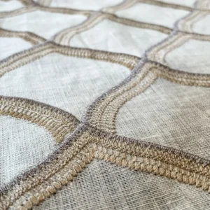 11 Berkbox54 1 yard Scalamandre Pichola Grey Diamond Ogee