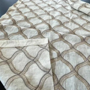 11 Berkbox54 1 yard Scalamandre Pichola Grey Diamond Ogee