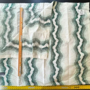 IMG_5500 12 Berkbox56 1.3 yard Scalamandre Balmoral-Corn linen Rose, Green Floral