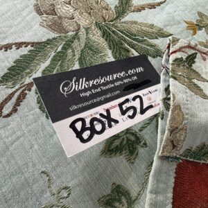 IMG_8868 25 Berkbox52 2.4yds Scalamandre Colony La Perouse Multi on Ivory Pomegranate eggplant pineapple Fruits Floral Tree Foliage MSRP USD 578/Y