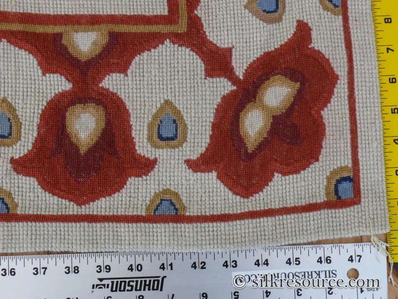 P1670214 Stark BARENTU SILVER  Diamond Barratta Collection Leopard Deer Bird Flora Zoology 100% Wool 5x9' MSRP USD2300