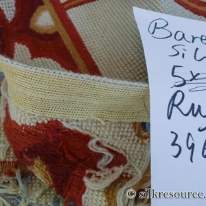 P1670216 Stark BARENTU SILVER  Diamond Barratta Collection Leopard Deer Bird Flora Zoology 100% Wool 5x9' MSRP USD2300