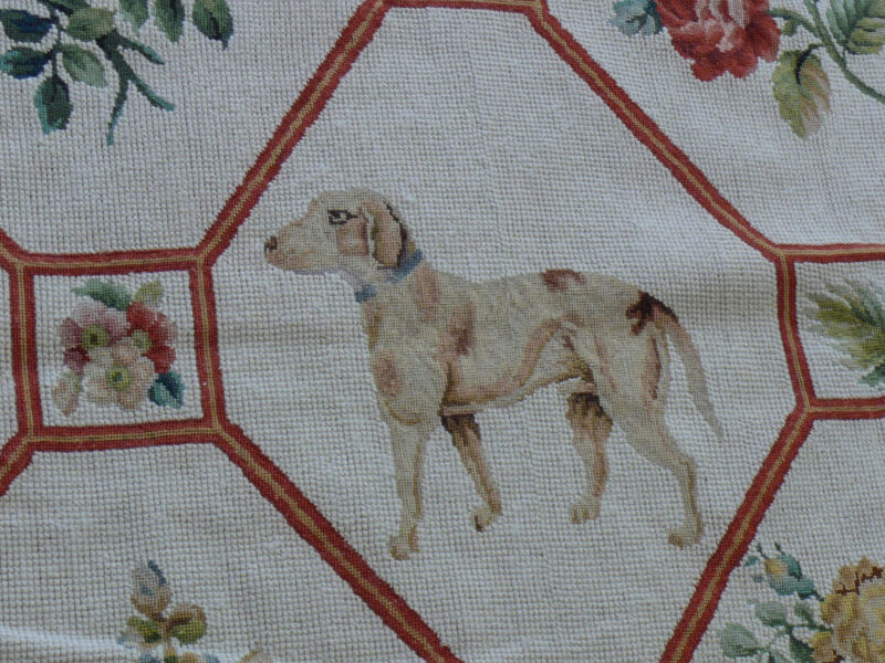 P1670220 Stark BARENTU SILVER  Diamond Barratta Collection Leopard Deer Bird Flora Zoology 100% Wool 5x9' MSRP USD2300
