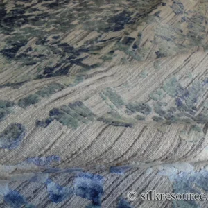 P1670233 Stark Cedartown Light Slate Grey Modern Blue Grey Rug Medallion Hand Knotted - 100% Silk - 9x12' MSRP USD16250