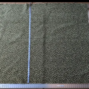 PXL_20230607_173442205edit 1.2Y Scalamandre Panthera Velvet Moss Green Panther Leopard Skin MSRP USD 256/Y Minor Defect