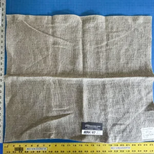 IMG_2519 1 Berkbox47 23x 26" Square Scalamandre TULUM 100% Linen Beige Texture Solid