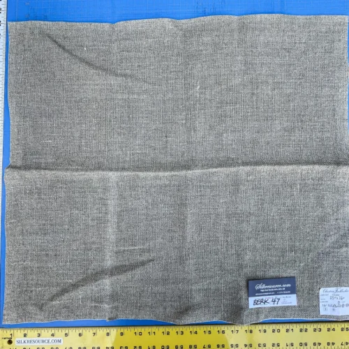 IMG_2520 1 Berkbox47 23x 26" Square Scalamandre TULUM 100% Linen Beige Texture Solid