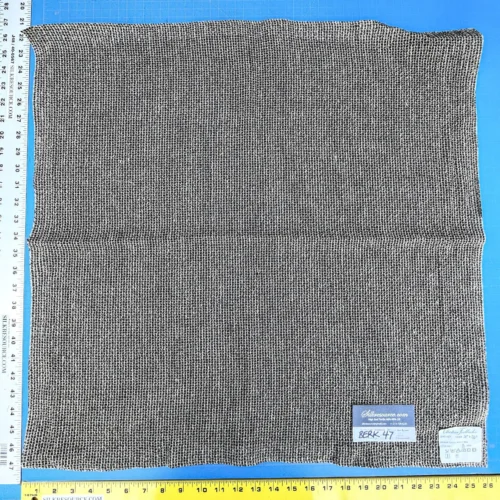 IMG_2522 2 Berkbox47 26"x 26" Square Scalamandre COBA Black Beige Texture Solid