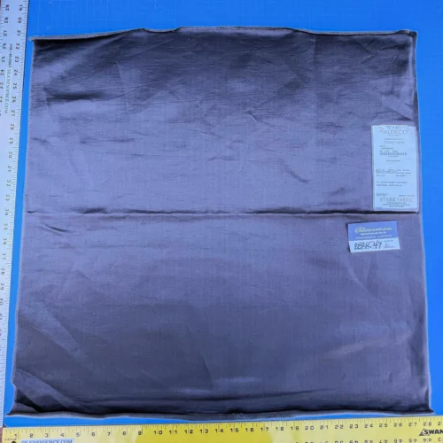 53 Berkbox47 28″x 28″ Square Scalamandre CLAN ANTHRACITE Purple Viscose Plain