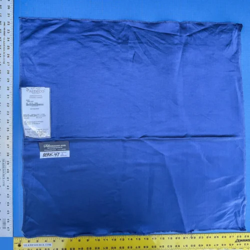 54 Berkbox47 27″x 27″ Square Scalamandre CLAN DEEP SKY Blue Viscose Plain