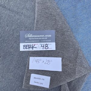 IMG_2686 2 Berkbox48 43″x 28″  Scalamandre Brando Smoke Gray Sheer Solid Texture
