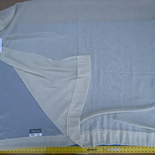 IMG_2710 13 Berkbox48 2.4yard  Scalamandre ATENA Beige Colony Collection Sheer 100% Polyester