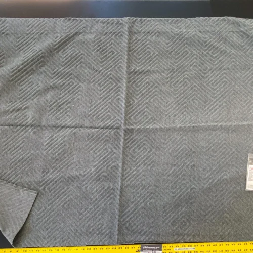 IMG_5534 4 Berkbox64 Finished Drapery 1.2yard Scalamandre MEANDER VELVET Smoke Cut-Velvet  MSRP USD350/y