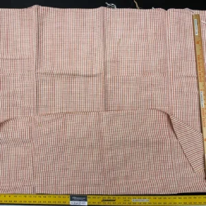 IMG_5591 10 Berkbox58 1.5yard Scalamandre MAGPIE Clementine  Jacquard Orange Plaid Check MSRP USD214/y