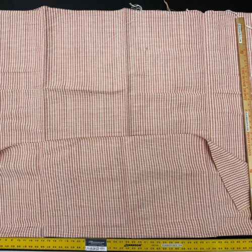 10 Berkbox58 1.5yard Scalamandre MAGPIE Clementine  Jacquard Orange Plaid Check MSRP USD214/y