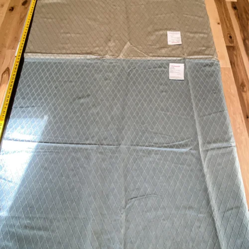 IMG_5594 13 Berkbox64 Finished Drapery 2.4yard "2 Pieces & 2 Colorways" Scalamandre DIAMOND WEAVE Bluestone and Pewter Jacquard MSRP USD316/y