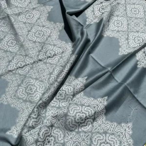 IMG_5725 9 Berkbox61 1.4 yard Scalamandre JOSEPHINE Blue Mist Embroidery Light Blue MSRP USD226/y