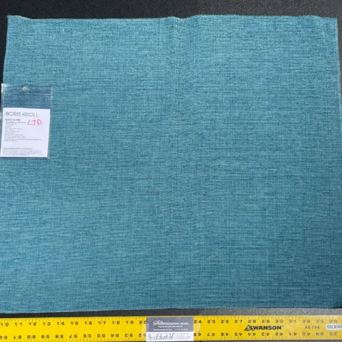 IMG_5738 14 Berkbox61 27"x27" yard Scalamandre Square THOMPSON CHENILLE PEACOCK Jacquard Blue MSRP USD222/y