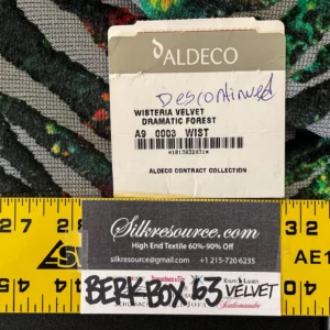 IMG_5784 1 Berkbox63 27"X27" Scalamandre Wisteria Velvet Dramatic Forest