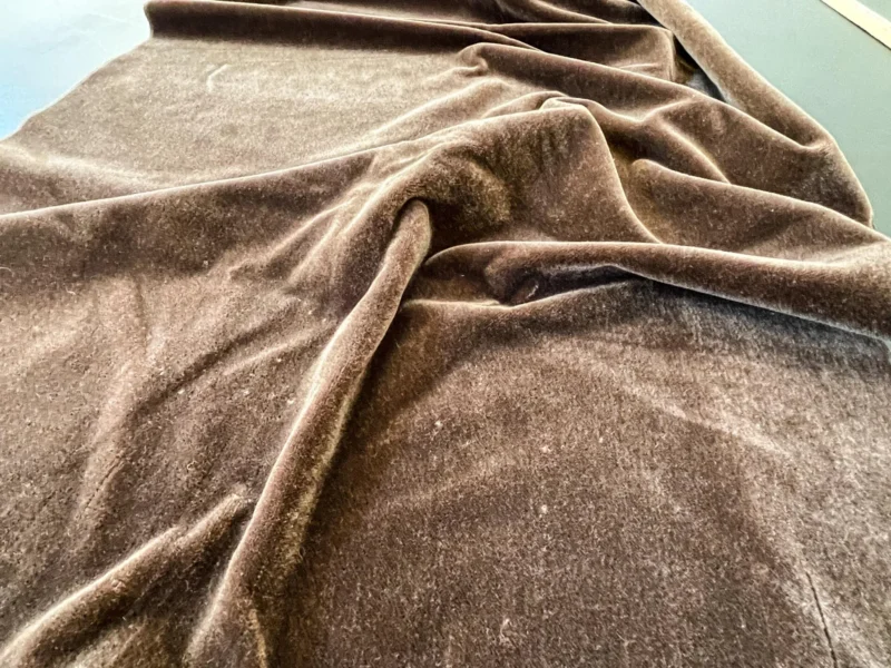 IMG_5835 - Copy 16 Berkbox63 30"x1yard Scalamandre Mohair Velvet Plain Brown