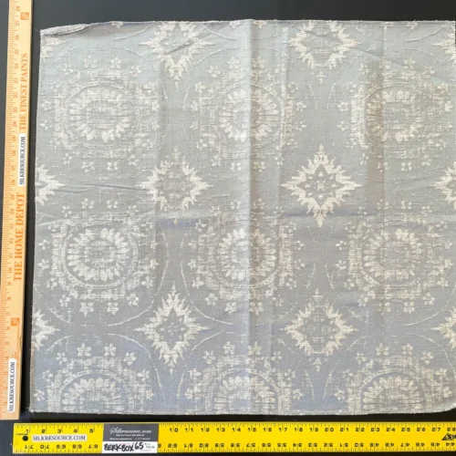 IMG_5928 29 Berkbox65 27"x27" SQUARE Scalamandre MANDALA Gray Beige Medallion MSRP USD258/y