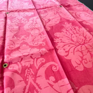 23 Berkbox66 25"x 1yard Scalamandre Silk Print Damask Red