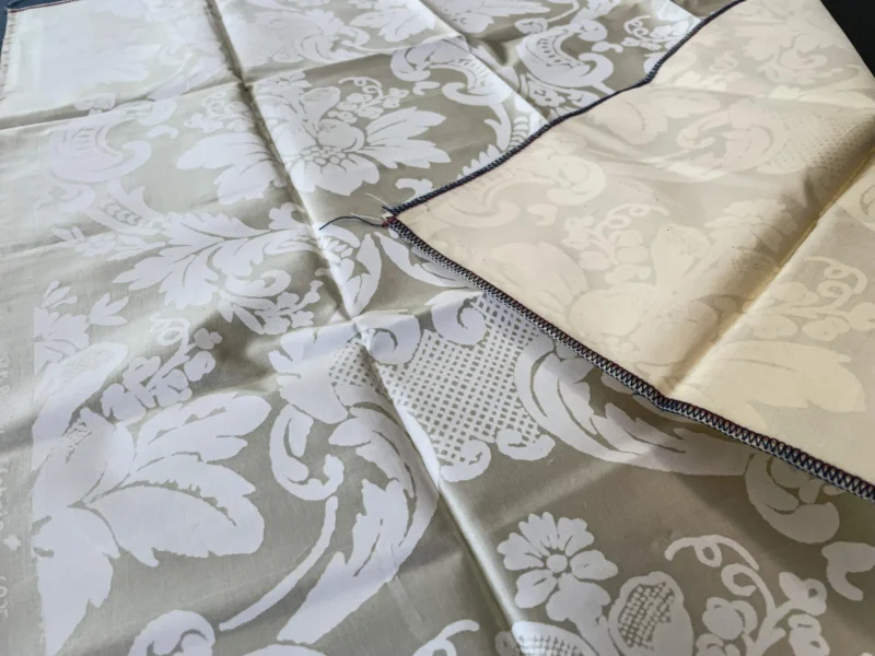 IMG_6006 24 Berkbox66 24"x 27" Scalamandre Silk Print Damask Beige White