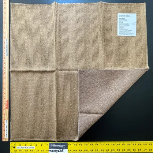 IMG_6198 11 Berkbox68 26"x27"  Scalamandre SAVILE HERRINGBONE Chestnut Brown from Boris Kroll Chevron Herringbone heavy duty