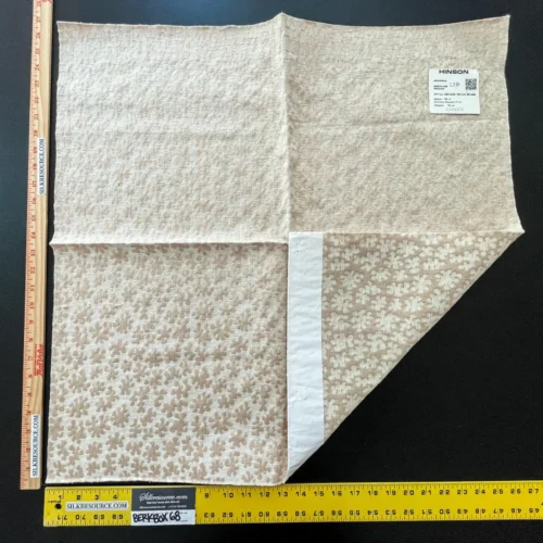 IMG_6224 24 Berkbox68 27"x27" Scalamandre JOANNA Peach Abstract Botanical Foliage