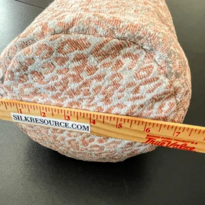 IMG_6304 PILLOW 21"x7" Scalamandre LEOPARD BOLSTER PINK SAND Animal Skin MSRP USD339+