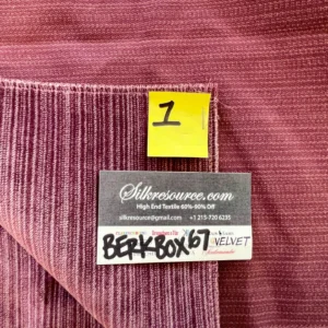 IMG_6572 1 Berkbox67 27"x 27" Square Scalamandre NOBEL PURPLE MAGIC Plains Texture Velvet MSRP USD186