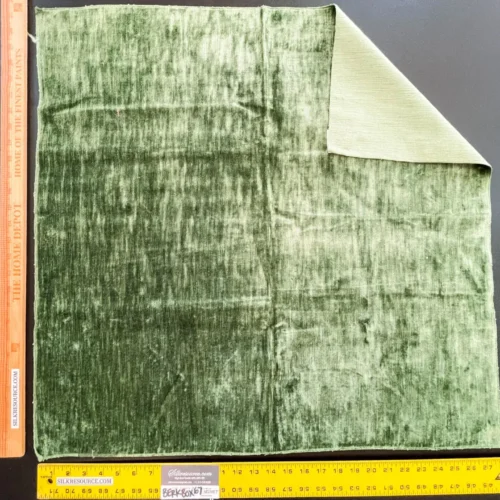 IMG_6606 16 Berkbox67 28"x 28" Square Scalamandre Velvet Green Plains Texture
