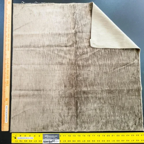 IMG_6616 21 Berkbox67 27x 27" Square Scalamandre Velvet Brownish Plains Texture
