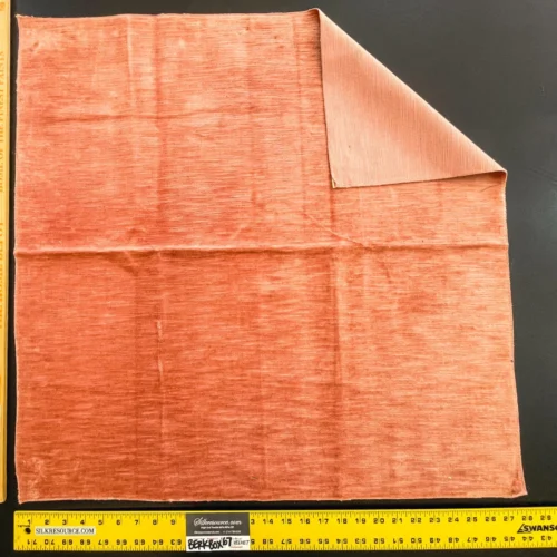 IMG_6624 25 Berkbox67 28x 28" Square Scalamandre Velvet Orange Plains Texture