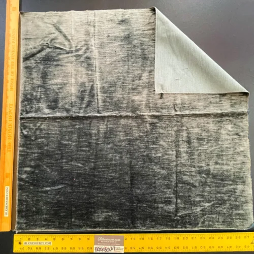 IMG_6626 26 Berkbox67 28x 28" Square Scalamandre Velvet Gray Plains Texture