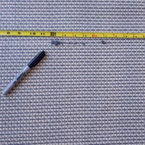 PXL_20230724_224613538 1.3Y Scalamandre Maia Grey Watkins Pewter Silver Blue Chenille MSRP USD 178/yard (Defects)