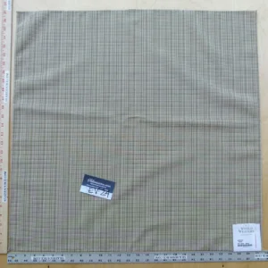 14 EV24 27"x27" Square Scalamandre Texture Plain  Green Stripe