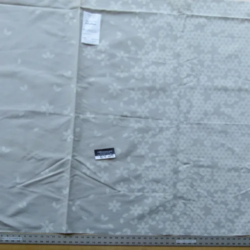 37 EV24 1.2 yard x55"Wide Scalamandre Sonnen Pause Reversible Ivory Floral Geometric MSRP USD258