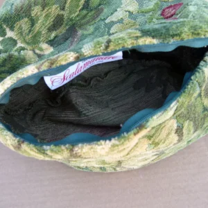 P1120303 Pillow Case only Scalamandre Marly Velvet Green Sphere Pillow 12" Diameter